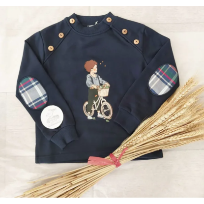 SUDADERA BICI - MON PETIT BONBON