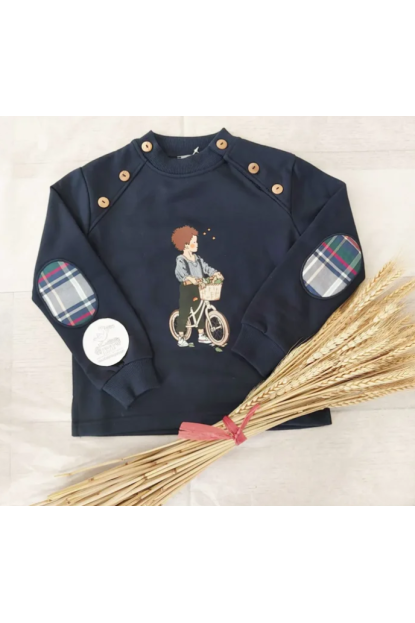 SUDADERA BICI - MON PETIT BONBON