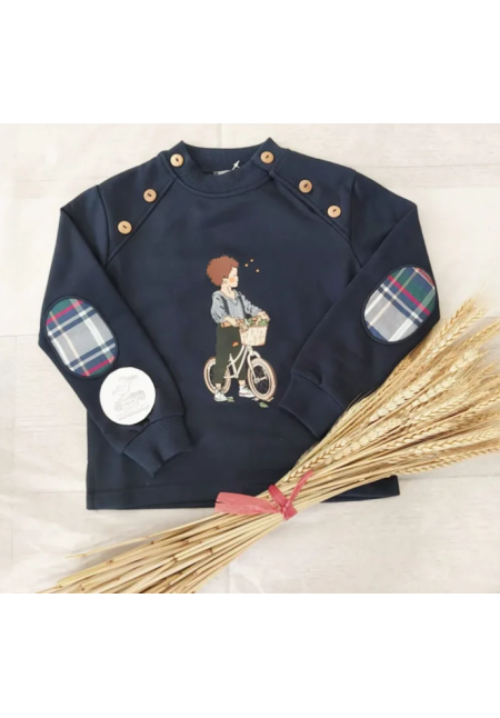 SUDADERA BICI - MON PETIT BONBON