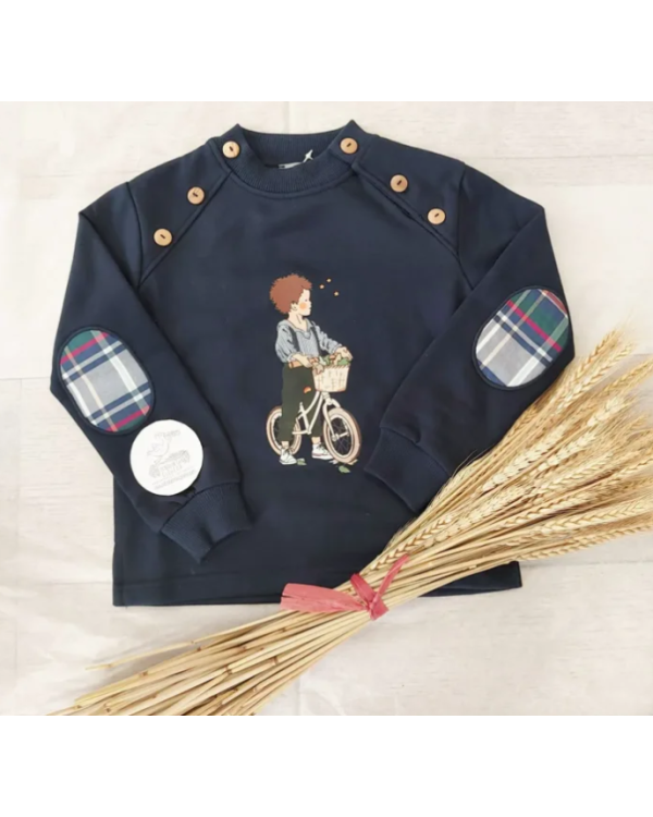 SUDADERA BICI - MON PETIT BONBON