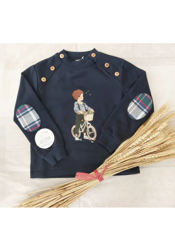SUDADERA BICI - MON PETIT BONBON