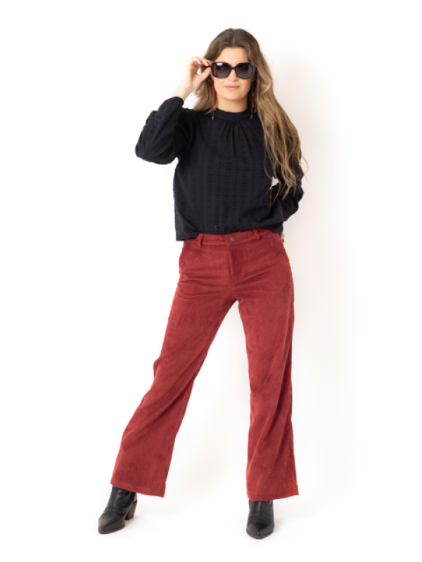 PANTALÓN PANA GUINDA - OSAMORE