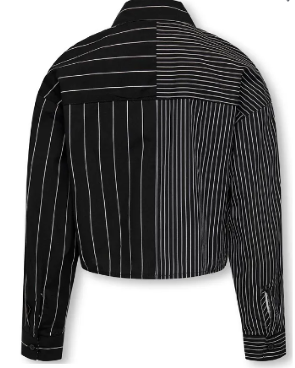 CAMISA RAYAS NEGRA - ONLY