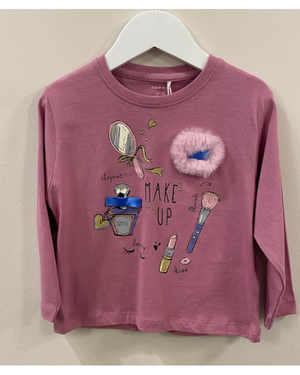 CAMISETA ROSA MAQUILLAJE - NAME IT