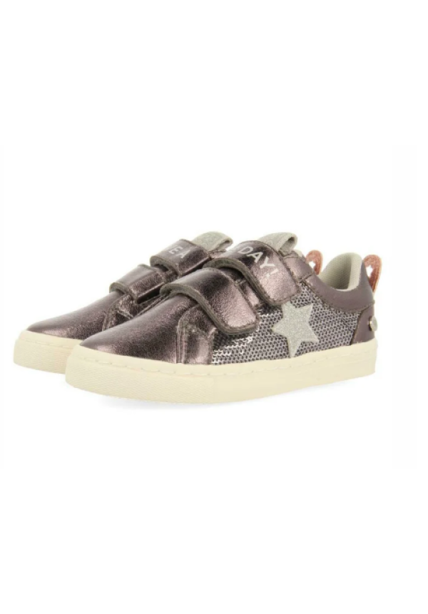 ZAPATILLAS LENTEJUELAS PLOMO - GIOSEPPO