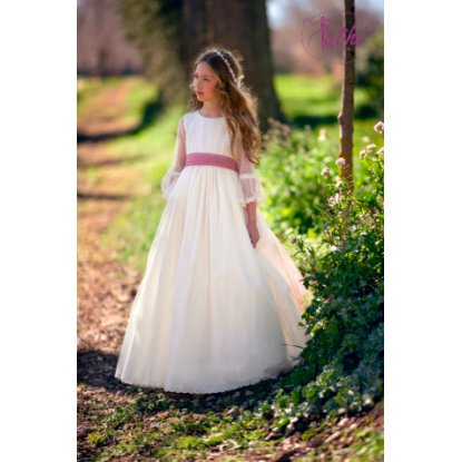 VESTIDO TUL BORDADO MEDIA MANGA - PATHI VESTIDO TUL BORDADO MEDIA MANGA - PATHI