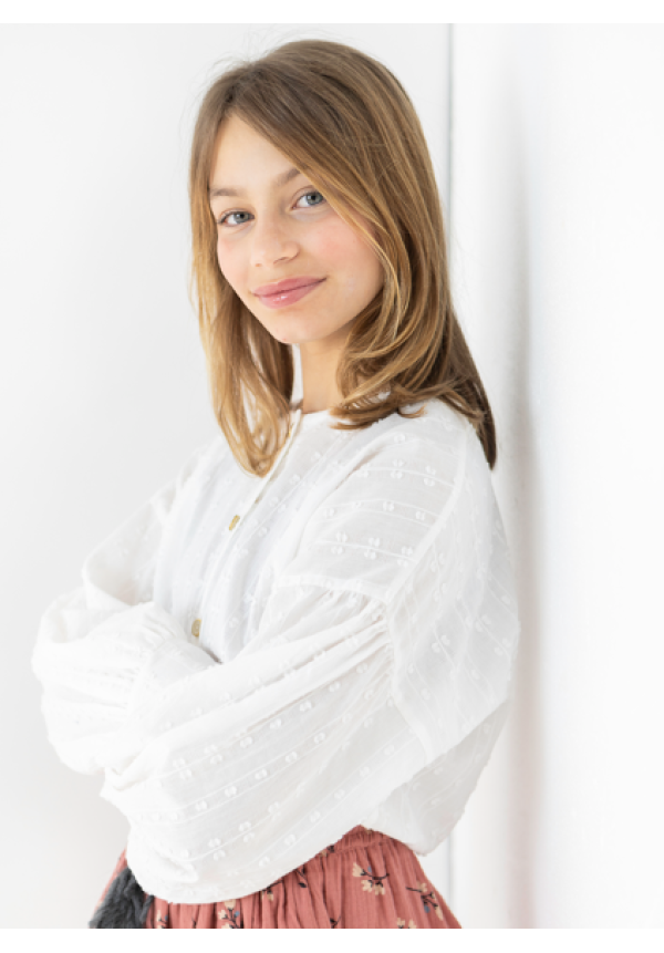 BLUSA BOHO BLANCA - OSAMORE