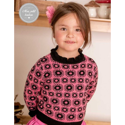 JERSEY FUCSIA-NEGRO - MON PETIT BONBON