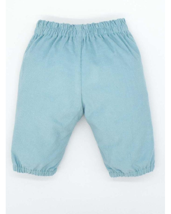 PANTALON CON GOMITA PANA  AZUL 2A