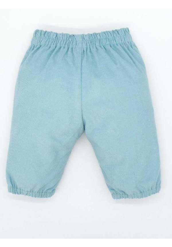 PANTALON CON GOMITA PANA  AZUL 2A