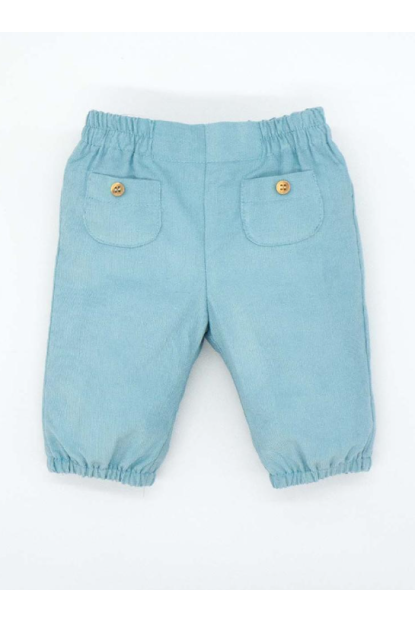 PANTALON CON GOMITA PANA  AZUL 2A
