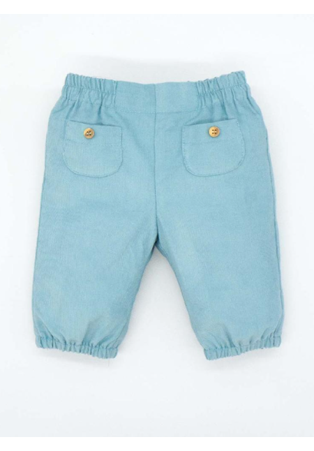 PANTALON CON GOMITA PANA  AZUL 2A