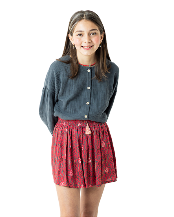 FALDA PANTALÓN GUINDA - OSAMORE