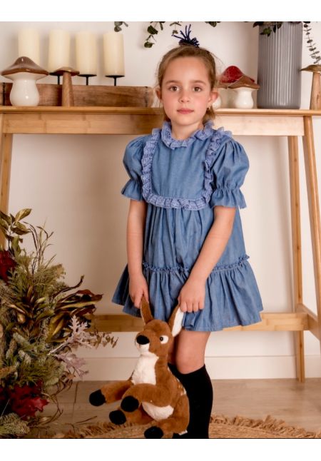 VESTIDO DENIM - MON PETIT BONBON