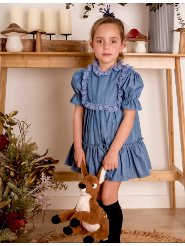 VESTIDO DENIM - MON PETIT BONBON