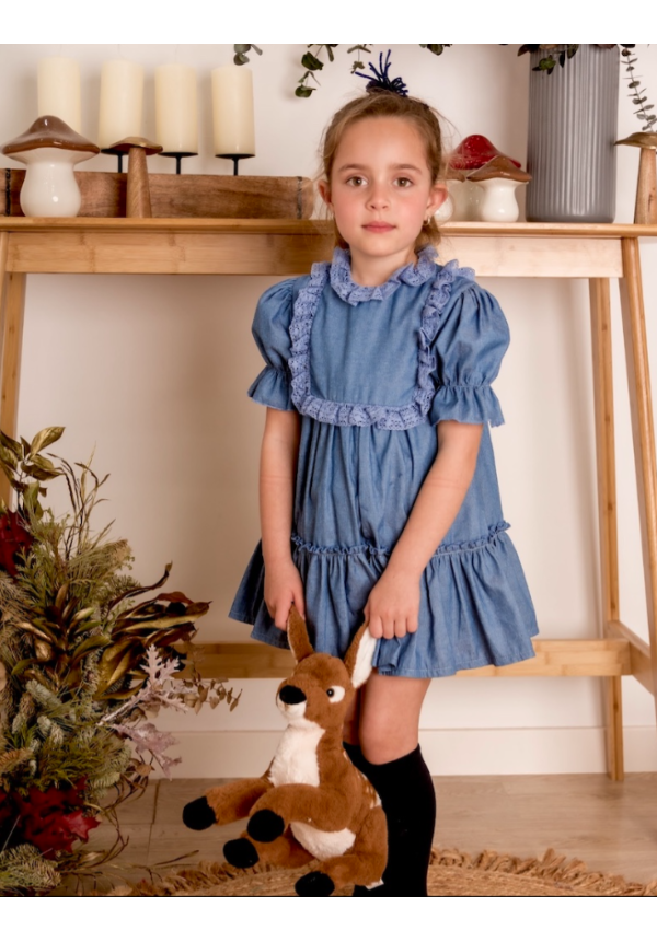 VESTIDO DENIM - MON PETIT BONBON