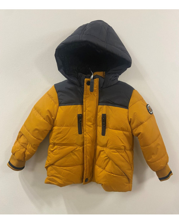 CAZADORA COLOR CALABAZA CAPUCHA NEGRA - ENERGIERS