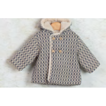 CAPUCHA JACQUARD BEIG/INDIGO - MEBI