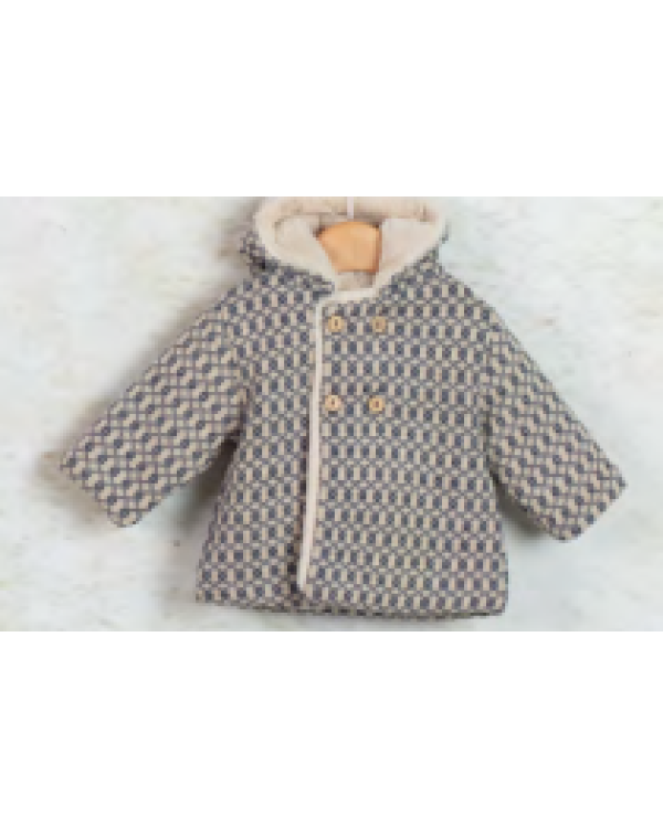 CAPUCHA JACQUARD BEIG/INDIGO - MEBI