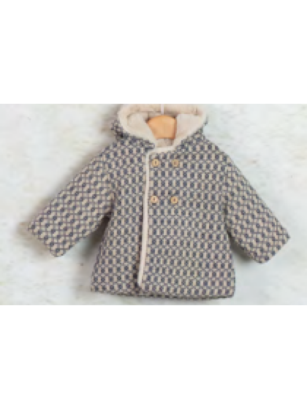 CAPUCHA JACQUARD BEIG/INDIGO - MEBI