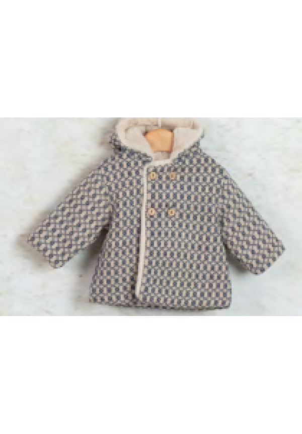 CAPUCHA JACQUARD BEIG/INDIGO - MEBI