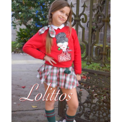 SUDADERA ROJA PARIS - LOLITTOS