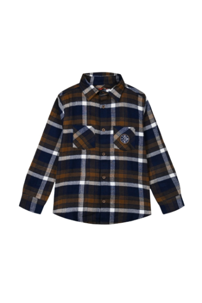 CAMISA CUADROS MARRÓN - ENERGIERS