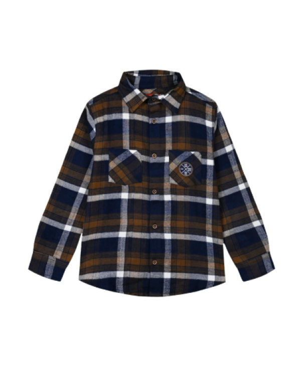 CAMISA CUADROS MARRÓN - ENERGIERS