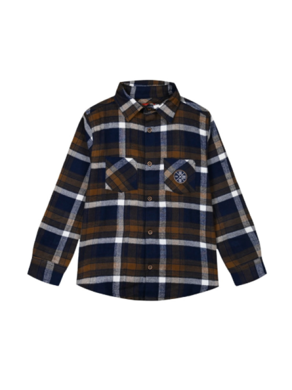 CAMISA CUADROS MARRÓN - ENERGIERS