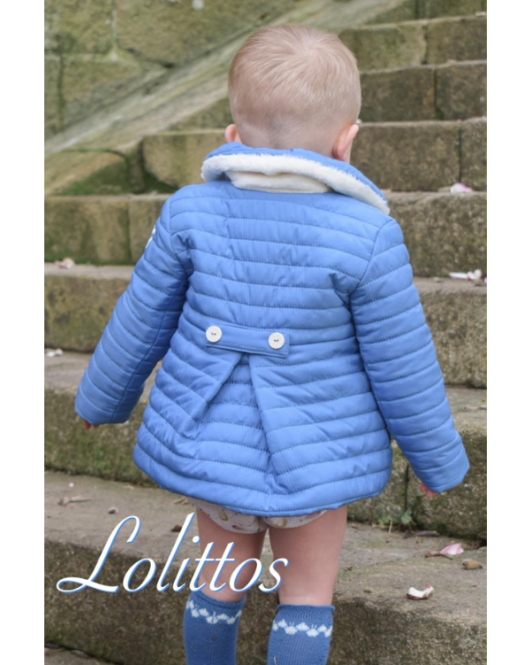 ABRIGO AZUL TEJANO PARTY - LOLITTOS