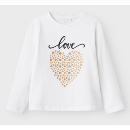 CAMISETA BLANCA LOVE - NAME IT