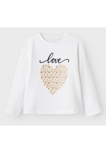 CAMISETA BLANCA LOVE - NAME IT