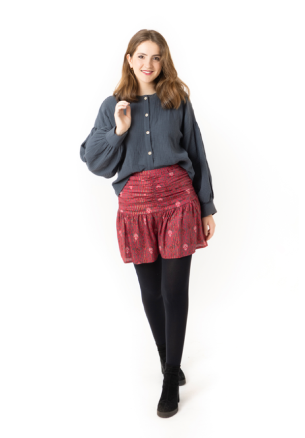 BLUSA BAMBULA GRIS - OSAMORE