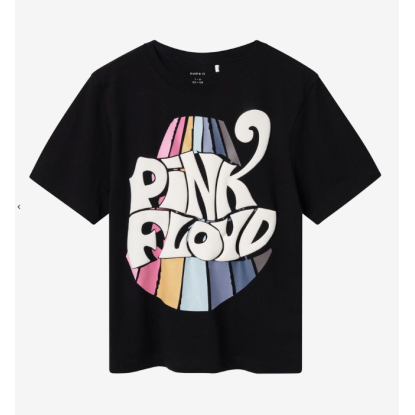 CAMISETA NEGRA PINK - NAME IT
