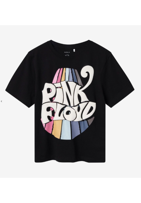 CAMISETA NEGRA PINK - NAME IT